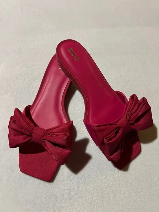 Anthropologie Maeve Bow micro wedge sandals - Picture 4 of 7